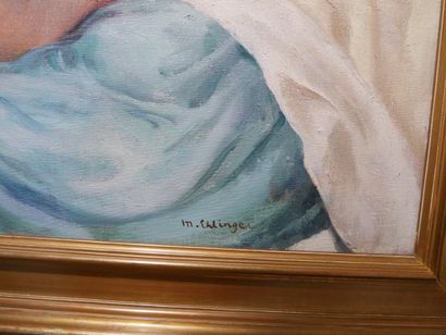 EHLINGER Maurice (1896 - 1981)
Nu au drap...
