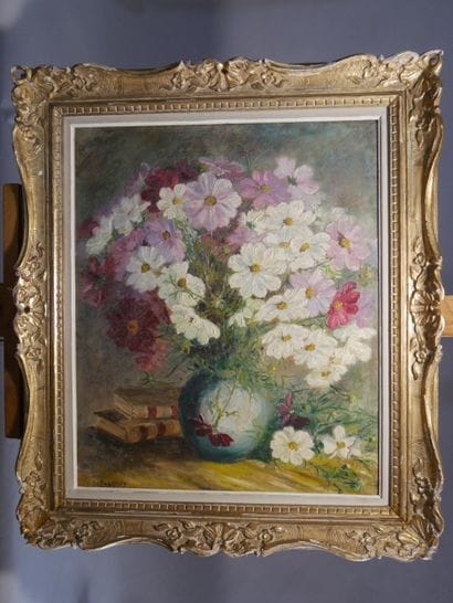 BARGUEJ or BARGUES ? still life with a vase...