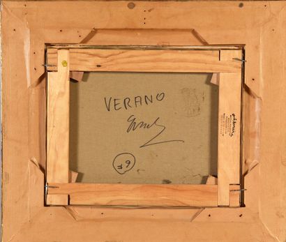 NADAL Carlos (1917 - 1998)
Les moissons,
Hst...