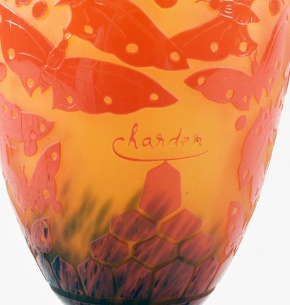 LE VERRE FRANCAIS (dans l'esprit de), copie,
«Papillons...