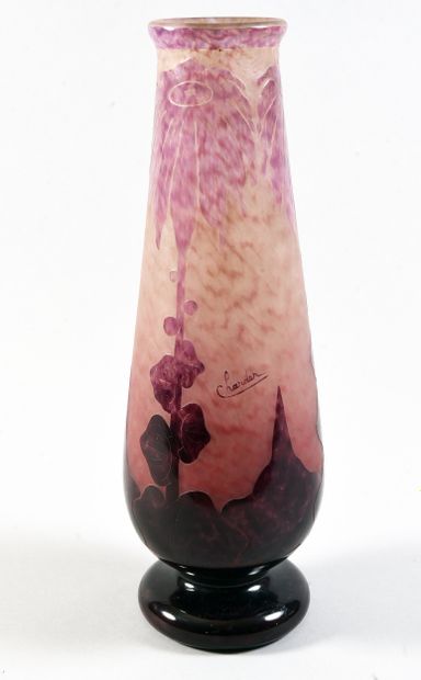LE VERRE FRANCAIS
« Dahlias » circa 1923-1926
Haut...