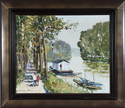 BOUYSSOU Jacques (1926 - 1997)
Barques sur...