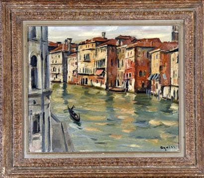 OGUISS Tanakori (1901 - 1986)
Venise,
Hst...