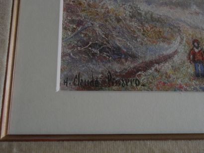 Hugues Claude PISSARRO (né en 1935)
Paysage...