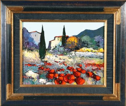 KEIFLIN Roger (b. 1949) Paysage provençal...