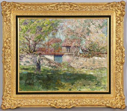 CHARRETON Victor (1864 - 1936)
Promenade...