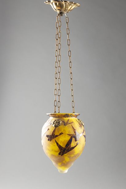 LE VERRE FRANCAIS
« Albrans » circa 1924-1927
Vase...