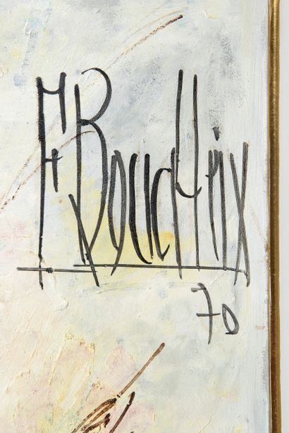 BOUCHEIX François Bouquet de fleurs, Hsc...