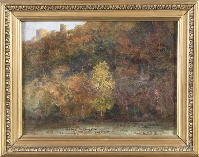 CHARRETON Victor (1864 - 1936) Wooded landscape...