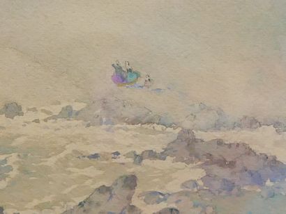 GUERIN Ernest
Le retour des pêcheurs, Bretagne,...