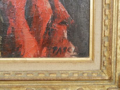 PASCAL
Nude with red drape,
Hst sbd, 41 x...