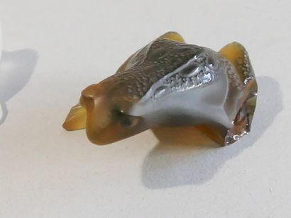 LALIQUE France - Grenouille en cristal en...