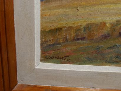 CHANONAT Ernest (1907 - 1995) Harvest in...