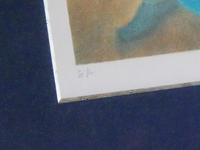 TOFFOLI La vendéenne, Lithograph, Framed...