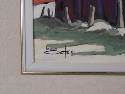 COTE Bruno (Coté) (1940-2010)
Paysage de...