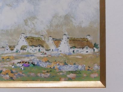 GUERIN Ernest
Bretagne, 
Aquarelle et gouache...