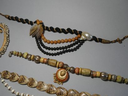 Important lot of costume jewelry including:...