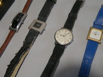 Lot de montres dont oméga.