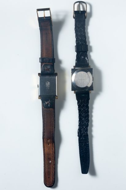 2 montres d’homme vintage LIP et YEMA en...