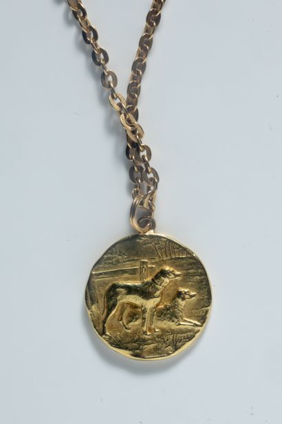 L.TRICARD. Importante médaille dite de fidélité...