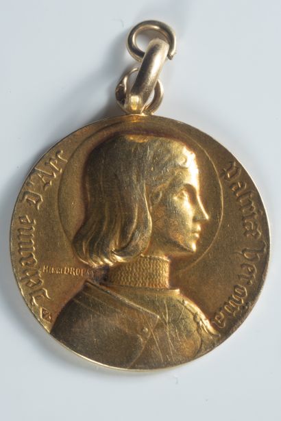 Médaille «Jeanne d’Arc »,
 inscription «Jehanne...