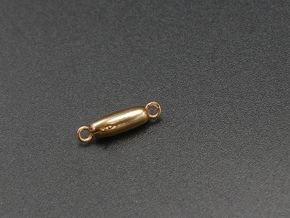 Necklace clasp in yellow gold (750 thousandths)....