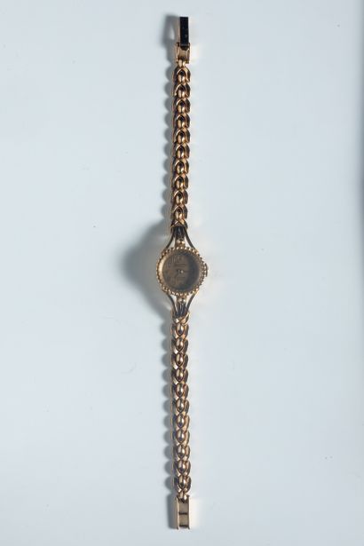 LACORDA. Montre bracelet de dame en or jaune...
