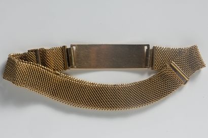 Bracelet « Yvonne » , la plaque avec un St...