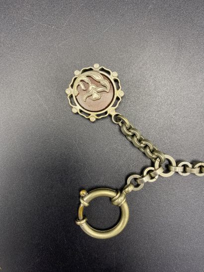 Lot de bijoux fantaisie: 2 montres gousset,...