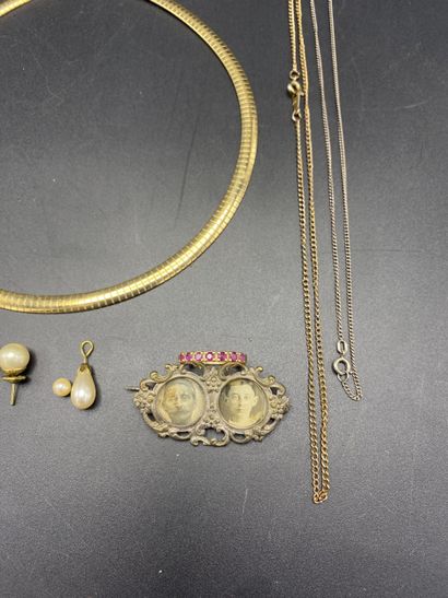 Lot of costume jewelry.