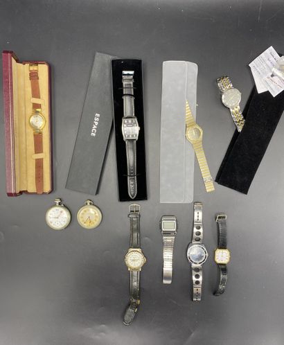 Important lot of watches: gousset, jazz etc...