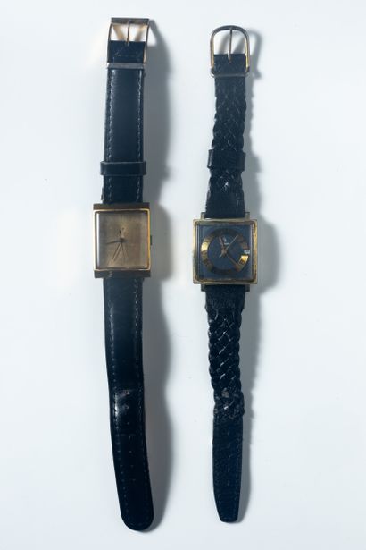 2 montres d’homme vintage LIP et YEMA en...