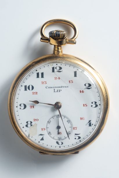 LIP. Montre gousset et contre boiter chronomètre...