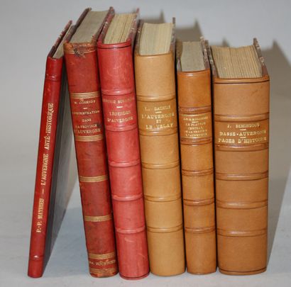 [AUVERGNE]. 6 volumes :
MATHIEU (P.-P.)....