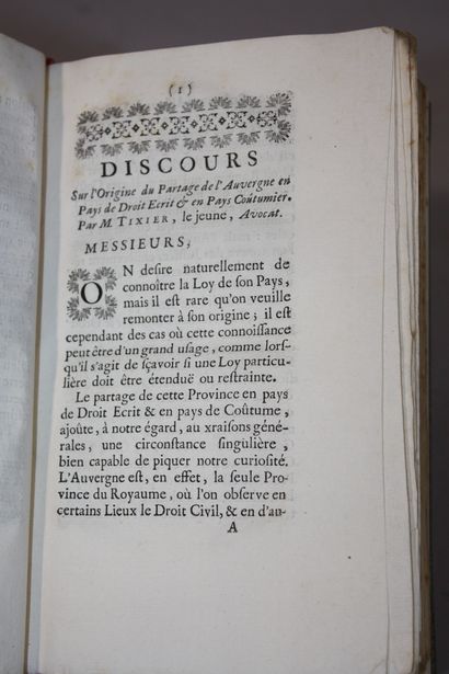 Recueil de pièces de littérature. 
Clermont,...