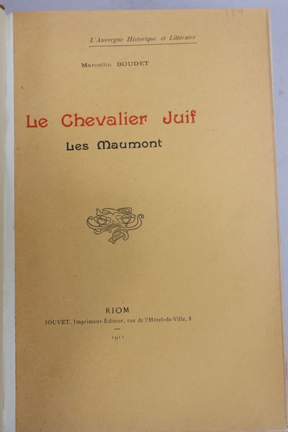 [VARIA]. Ensemble de 6 vol. in-4. Demi-basane...