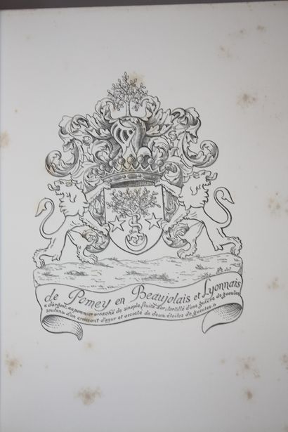 VARAX (Paul de). Généalogie de la Famille...