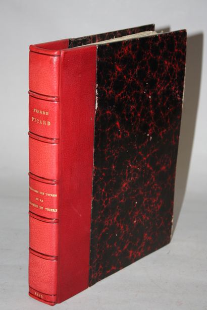 [THIERS MANUSCRIT]. PICARD DE LA LANDE. Inventaire...