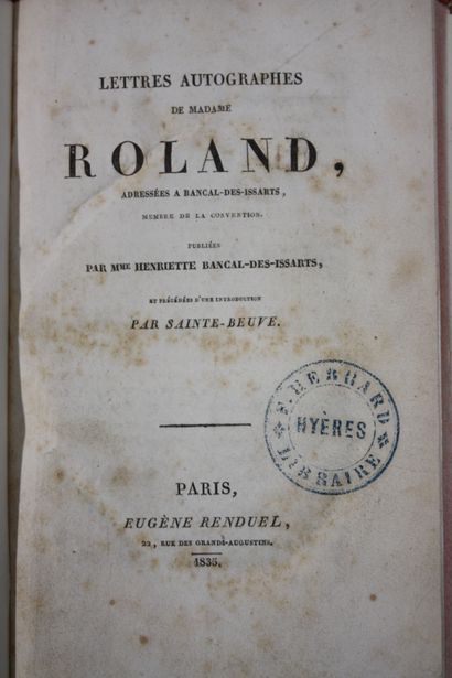 [AUVERGNE REVOLUTION]. 
MOUILLARD (Bernard)....