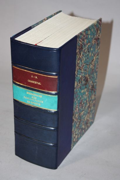 CHAMPEVAL (J.B.). Dictionnaire des familles...