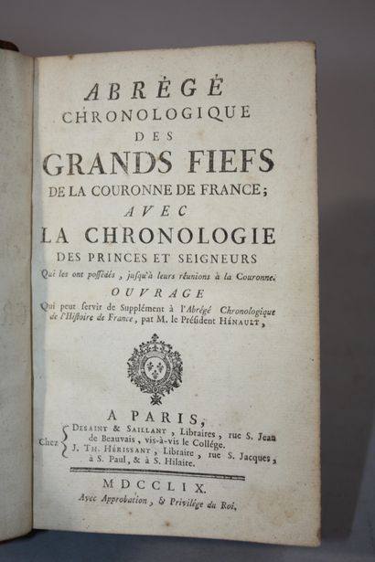 BRUNET (Pierre Nicolas). Abrégé chronologique...