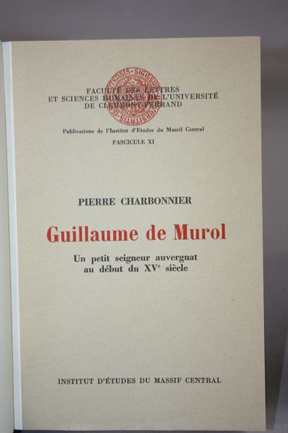[CHATEAU DE MUROL].
MATHIEU (Pierre-Pardoux)....
