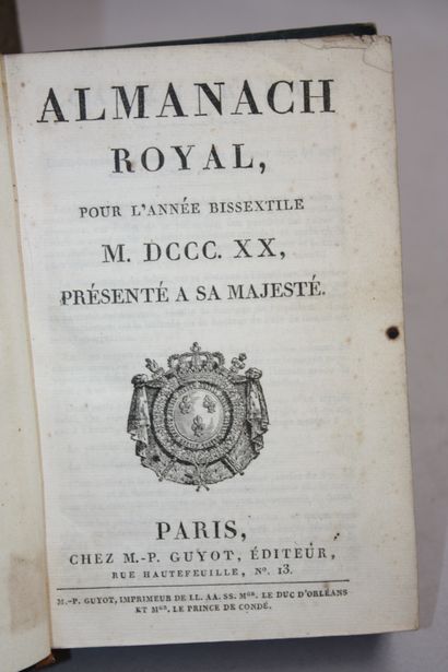 Almanach royal et national pour l'an 1833...