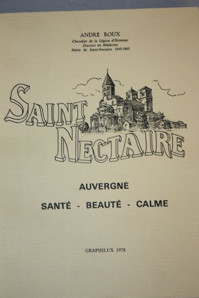 [AUVERGNE]. 5 monographies :
ESTIENNE (Pierre)....