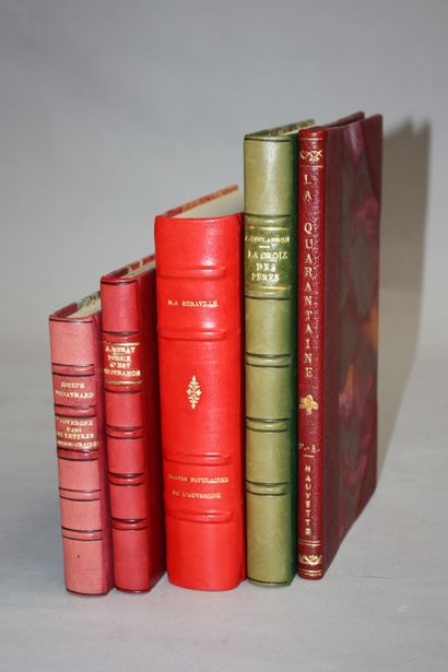 [LIITRATURE AUVERGNATE]. 5 volumes:
DESAYMARD...