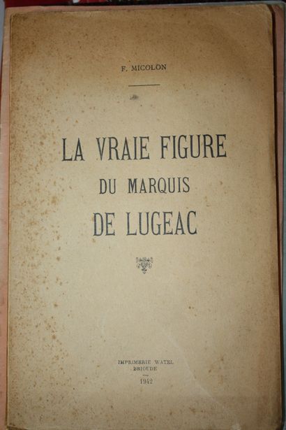 [AUVERGNE]. Lot de 15 plaquettes reliées,...