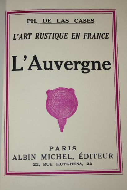 [AUVERGNE]. 13 volumes reliés, dont : 
Des...