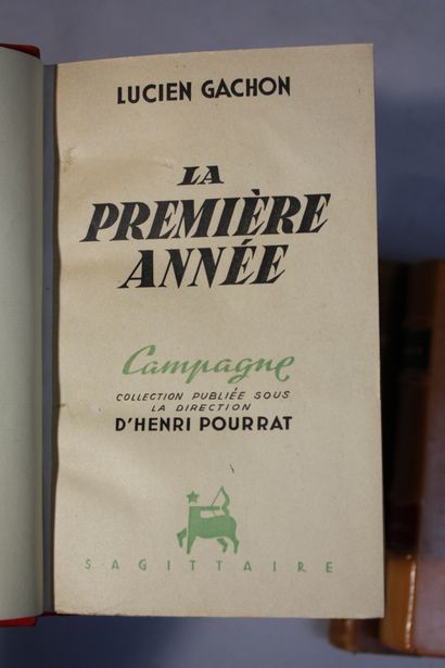 [AUVERGNE LITTERATURE]. 13 volumes reliés.
Margerit,...