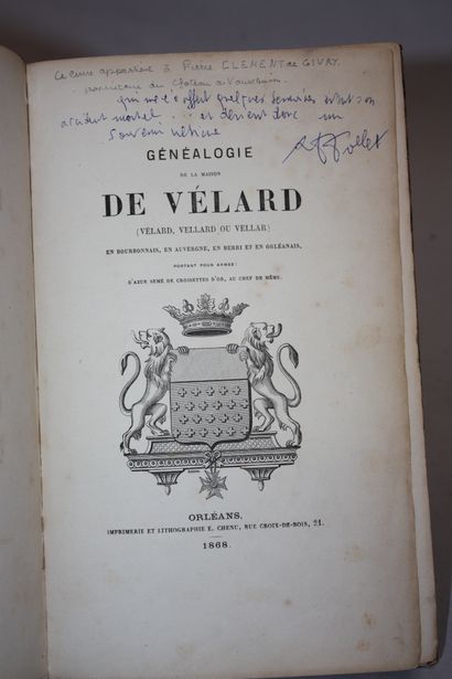 CORNULIER-LUCINIERE (Cte Ernest de). Genealogy...