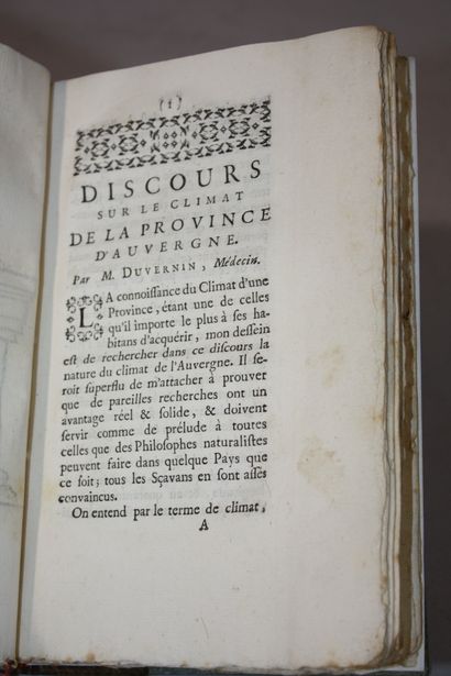 Recueil de pièces de littérature. 
Clermont,...
